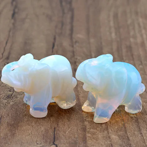 Chic Elephant Stone Sculpture