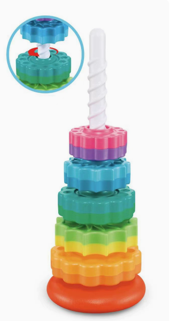 Bright Beginnings Rotating Tower Toy