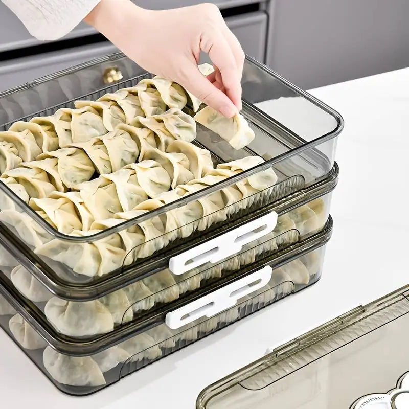 Chic Transparent Dumpling Keeper