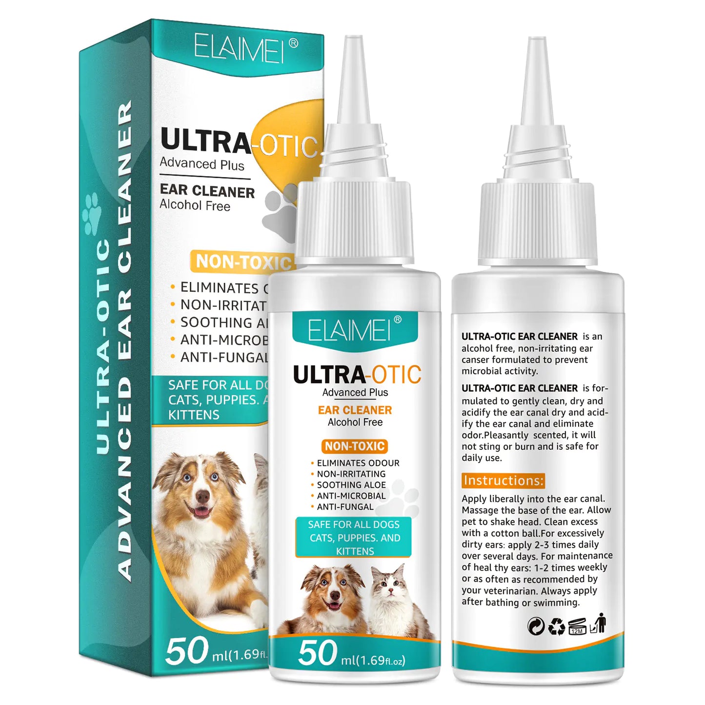 Clean & Healthy Pet Ear Solution 50ml