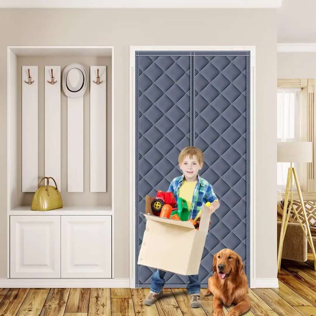 Energy-Saving Magnetic Door Drapery