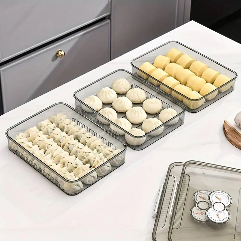 Chic Transparent Dumpling Keeper