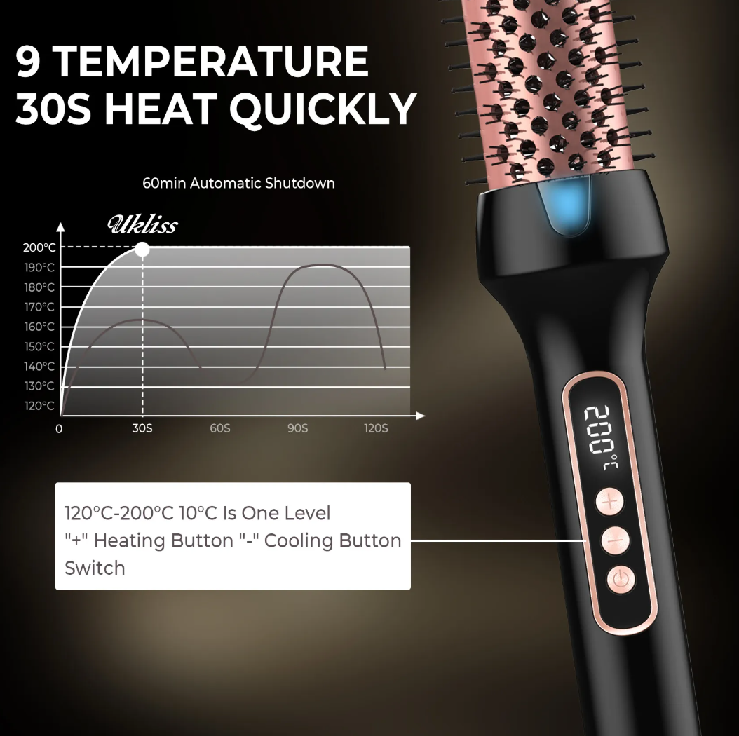 Hair Straightening & Curling Comb