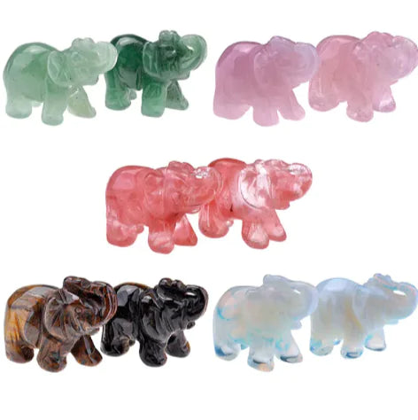 Chic Elephant Stone Sculpture