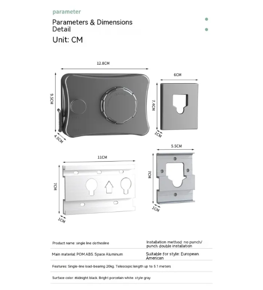 EffortlessMount Clothes Rack