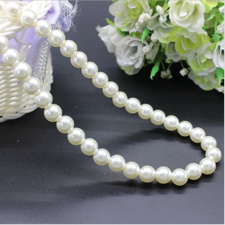 Sophisticated Pearl Charm Necklace