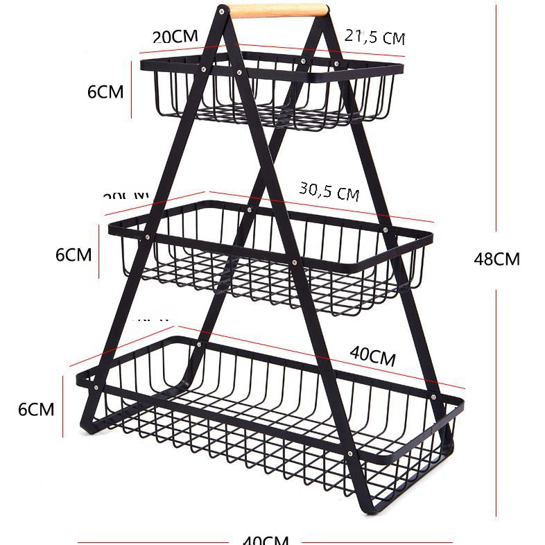 Modern Nordic Kitchen Basket