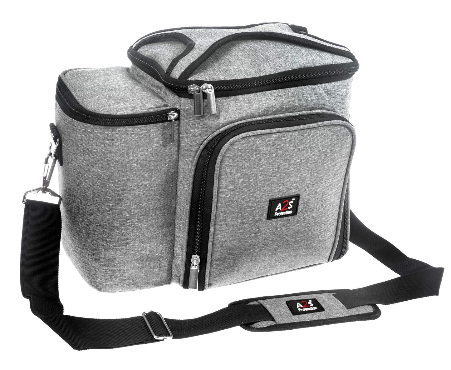 Large Insulated Meal Organizer for Adults - Gray