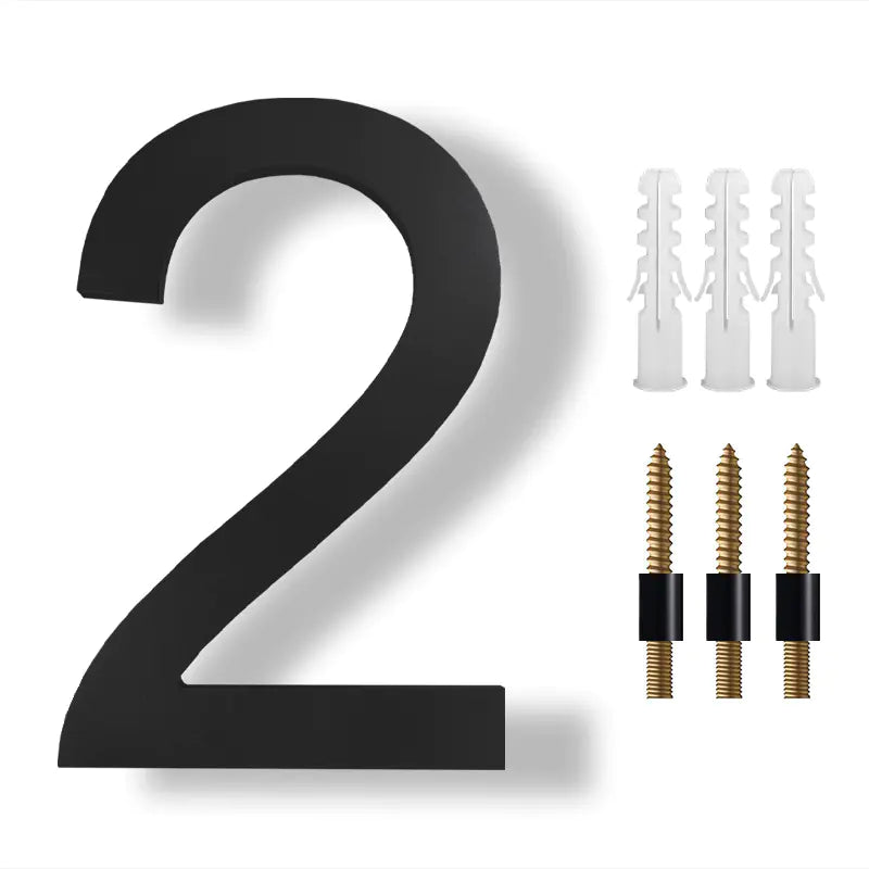 Acrylic Floating House Number