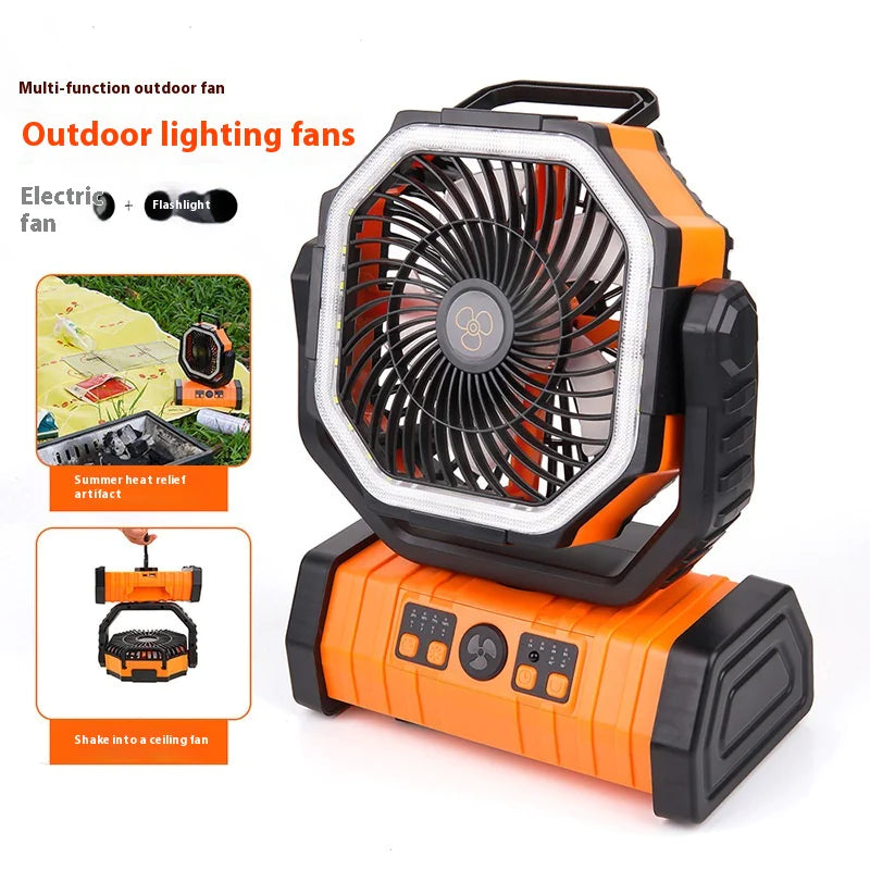 3-in-1 Outdoor Camping Power Fan