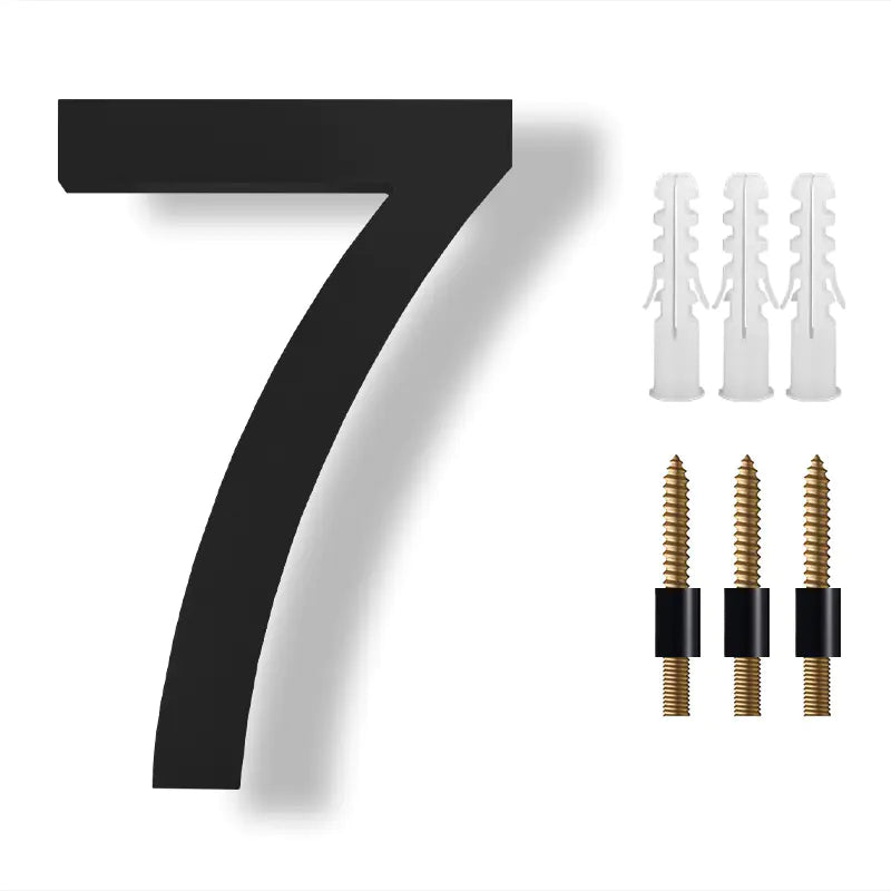 Acrylic Floating House Number