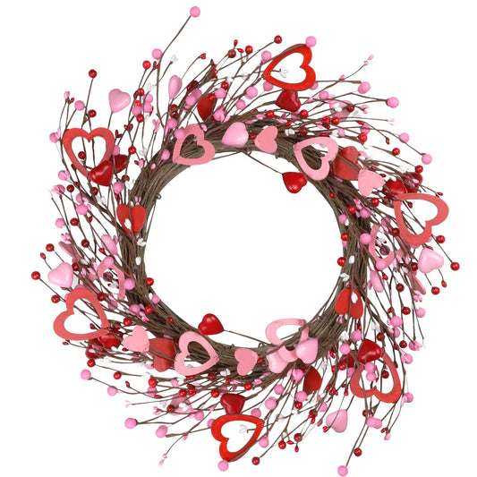 Valentine's Farmhouse Style Berry Wreath