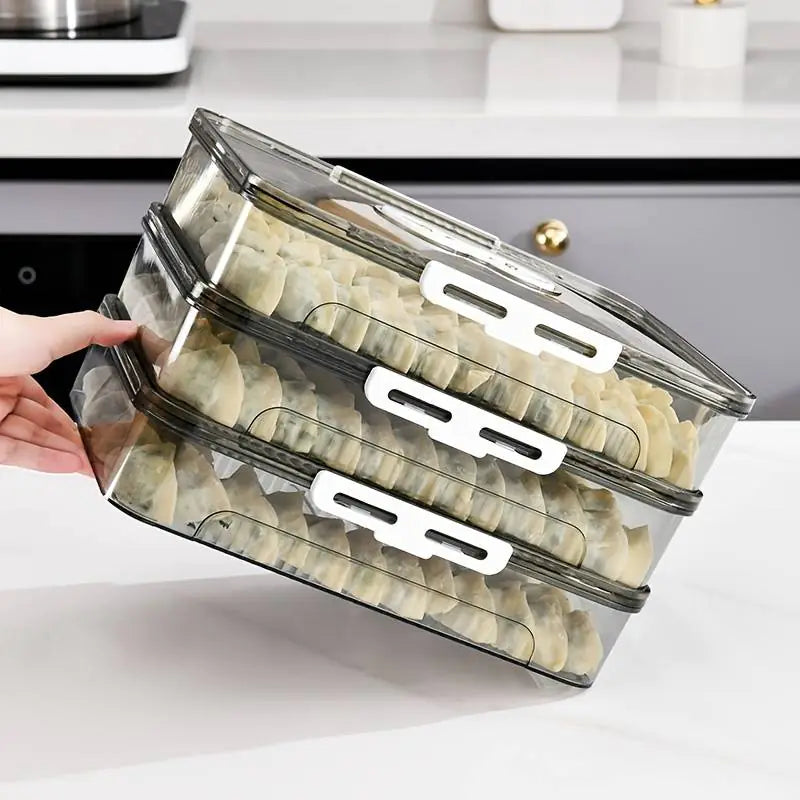 Chic Transparent Dumpling Keeper