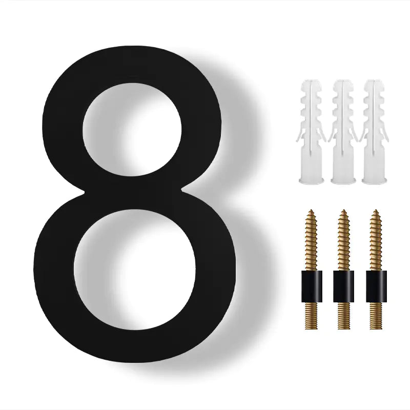 Acrylic Floating House Number