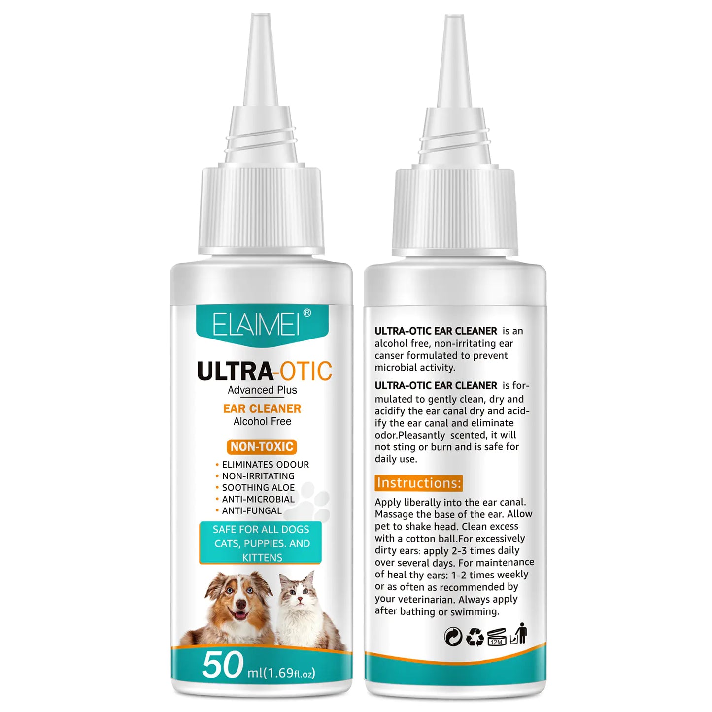 Clean & Healthy Pet Ear Solution 50ml