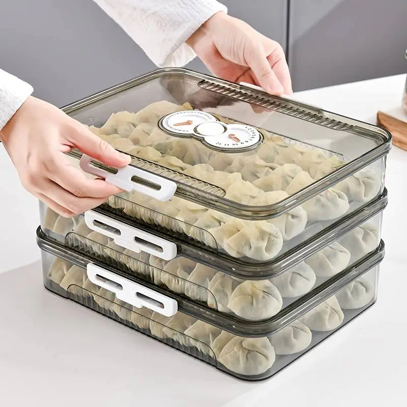 Chic Transparent Dumpling Keeper