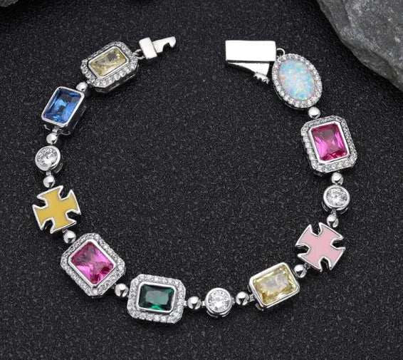 Urban Gold Zircon Charm Necklace
