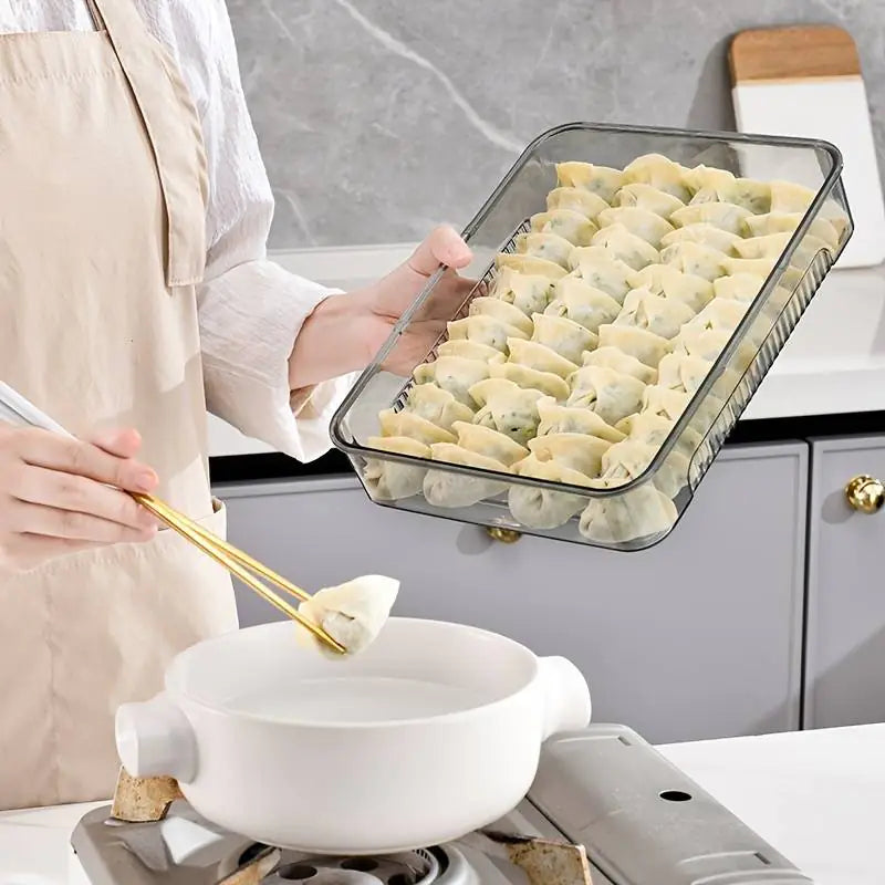 Chic Transparent Dumpling Keeper