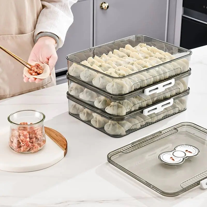Chic Transparent Dumpling Keeper