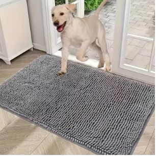 Quick-Dry Muddy Paw Dog Mat