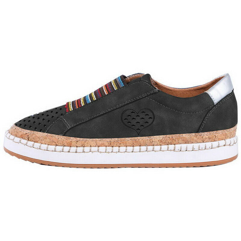 Chic Heart Casual Flats for Women