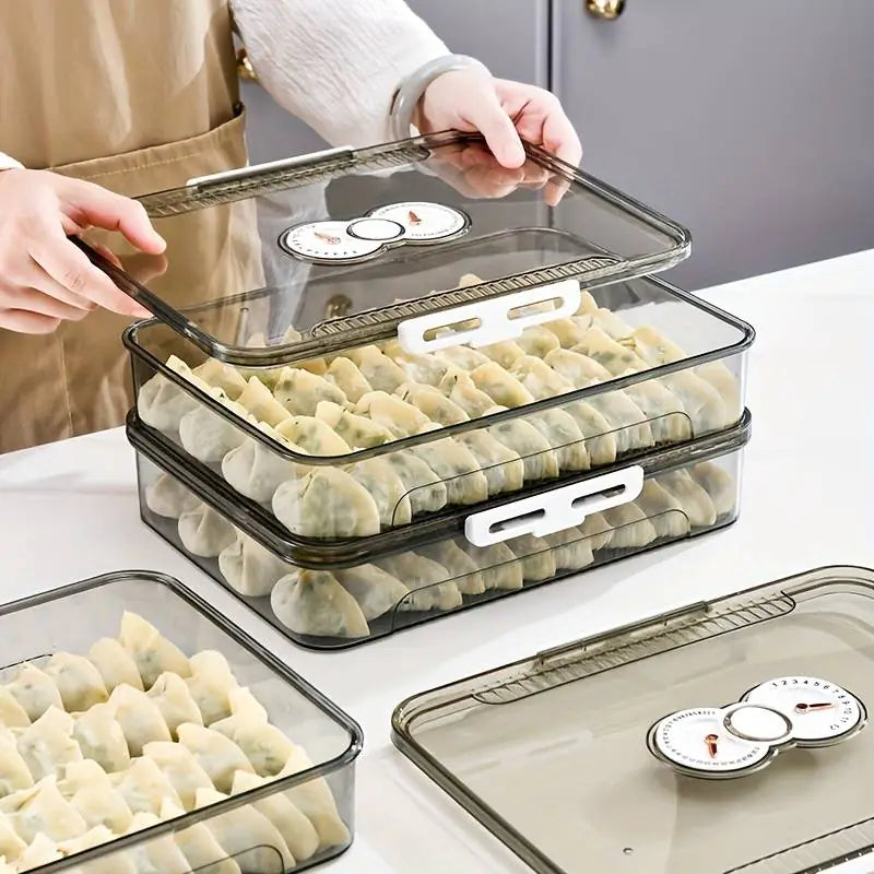 Chic Transparent Dumpling Keeper