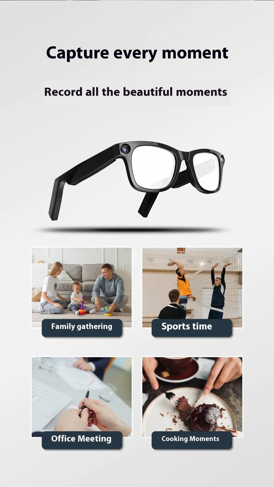 Smart AI Video Eyewear