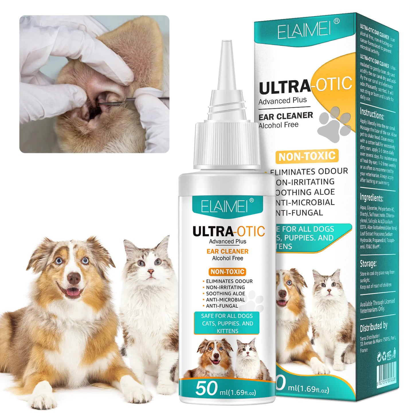 Clean & Healthy Pet Ear Solution 50ml