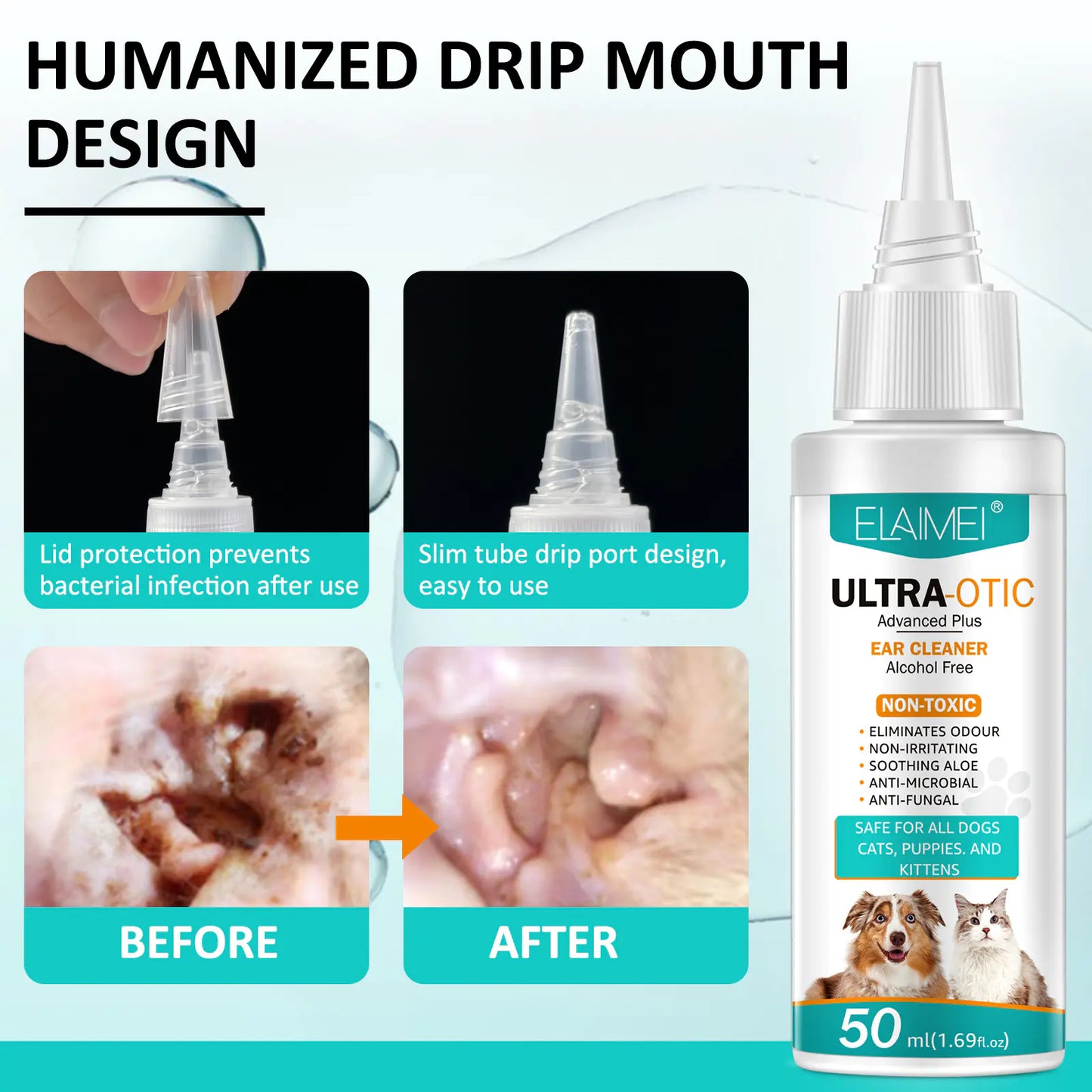 Clean & Healthy Pet Ear Solution 50ml